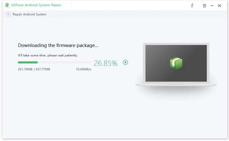 UltFone Android 系統修復大師，固件下載