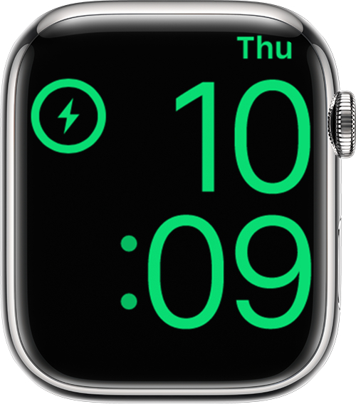 apple watch charging screen