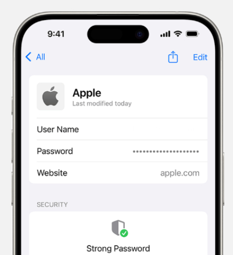 check apple id password and details
