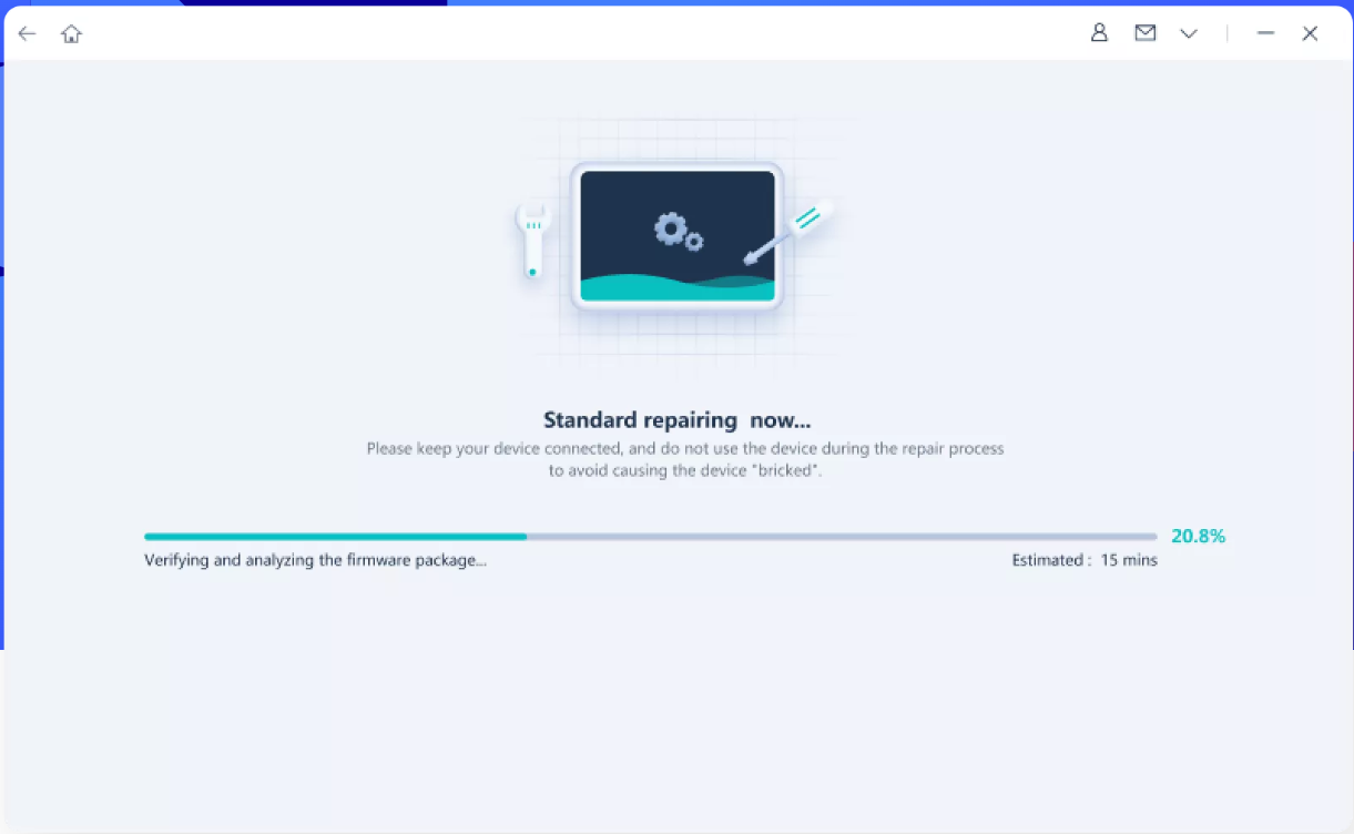 UltFone iOS系統修復大師，修復成功
