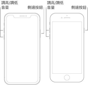 iPhone X、11、12、13 或更新機型的強制重啟步驟