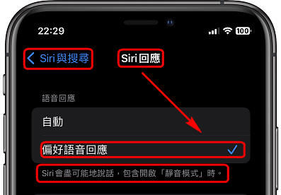 Siri 沒反應調整 Siri 語音回應設定