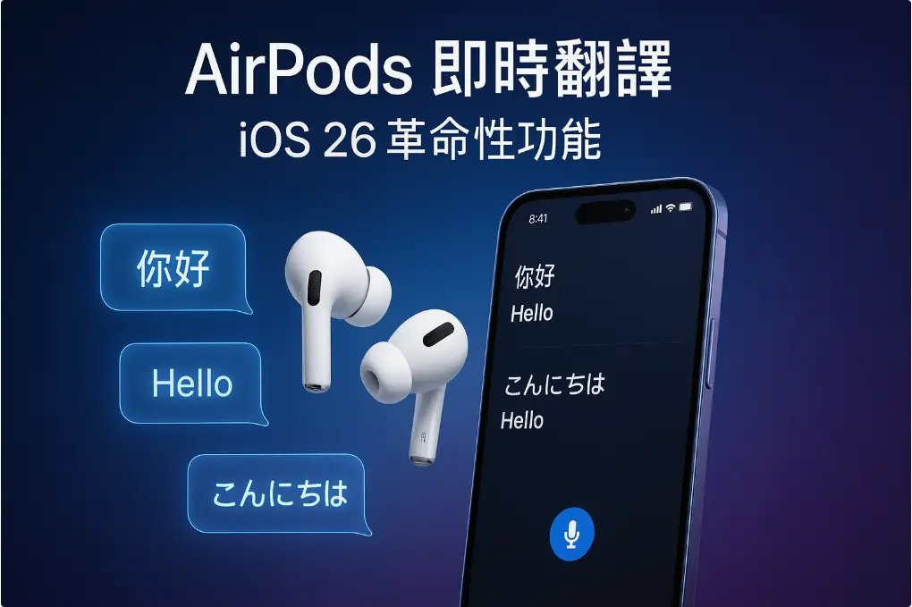 airpods即時翻譯示例圖