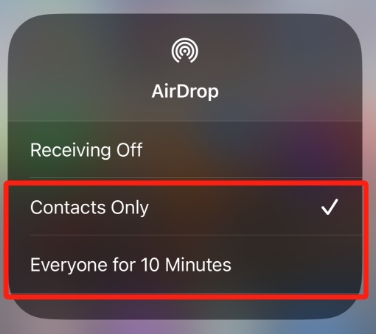 AirDrop範圍