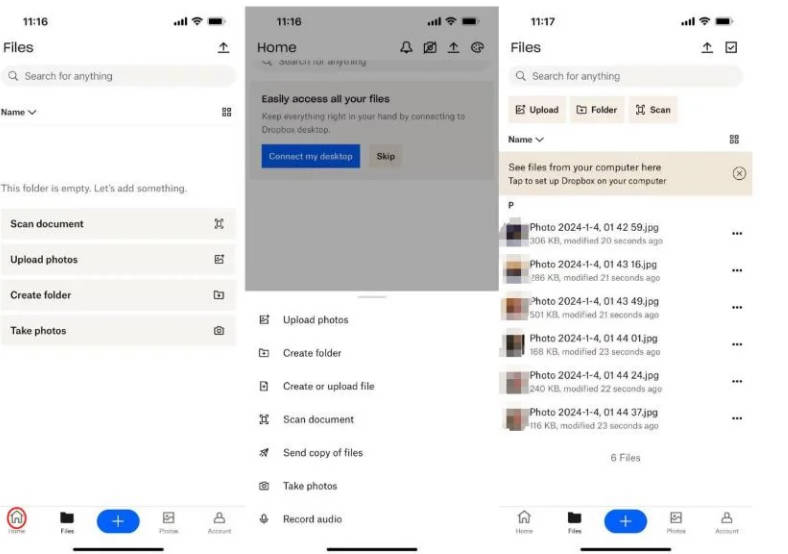 通過Dropbox將iphone檔案傳輸電腦
