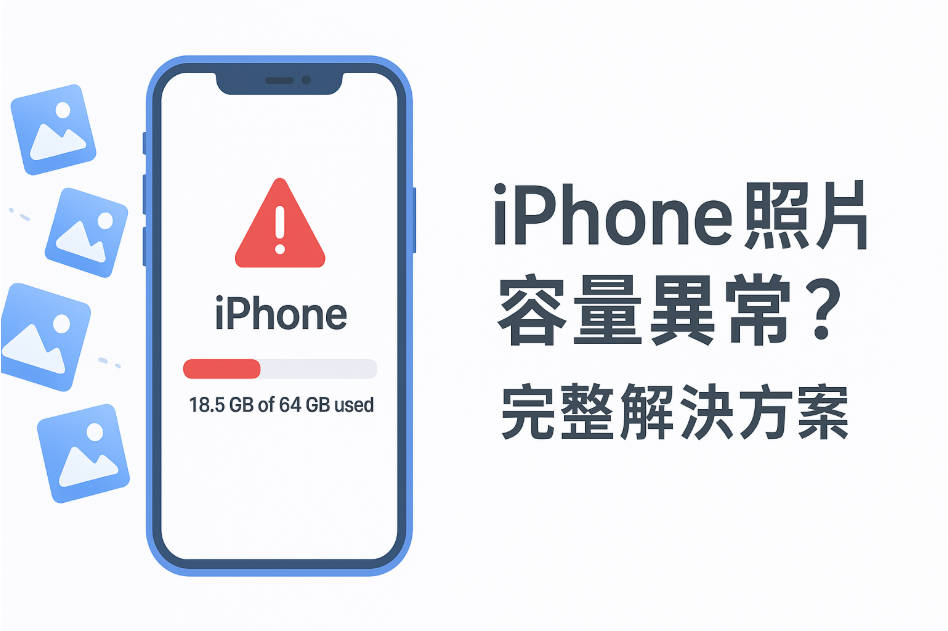 iphone照片容量異常