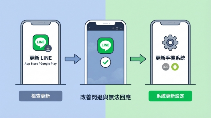 更新 LINE 應用程式