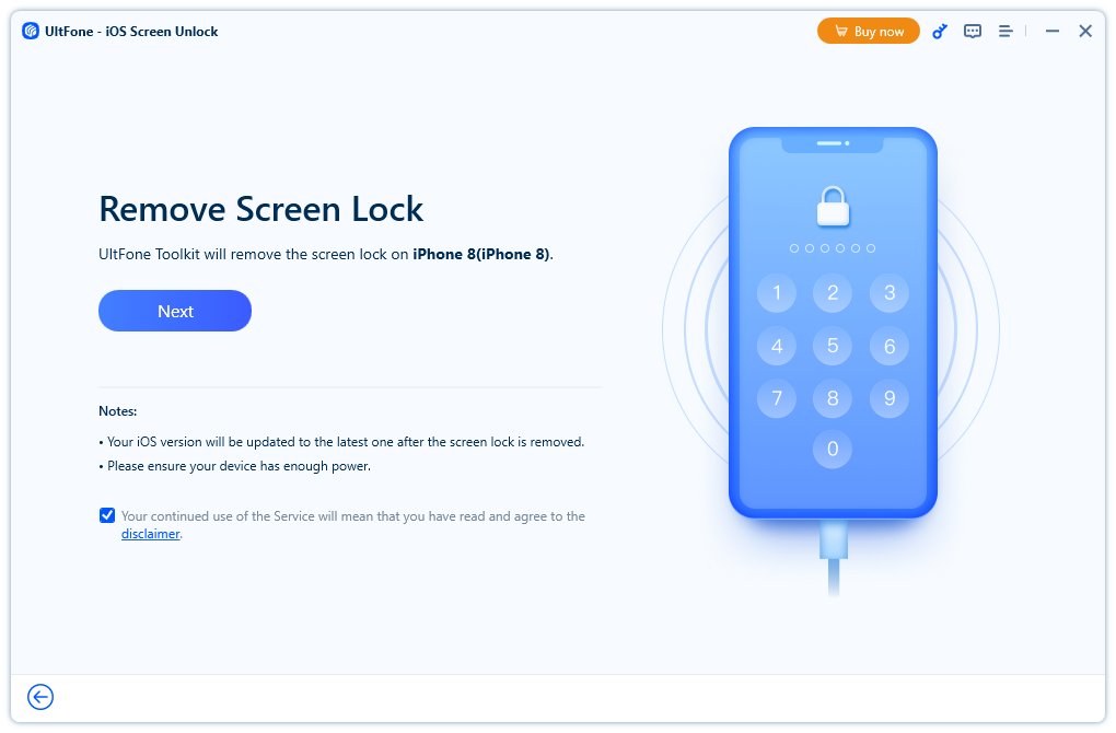 UltFone Toolkit - iOS 螢幕解鎖工具, 連接設備到電腦