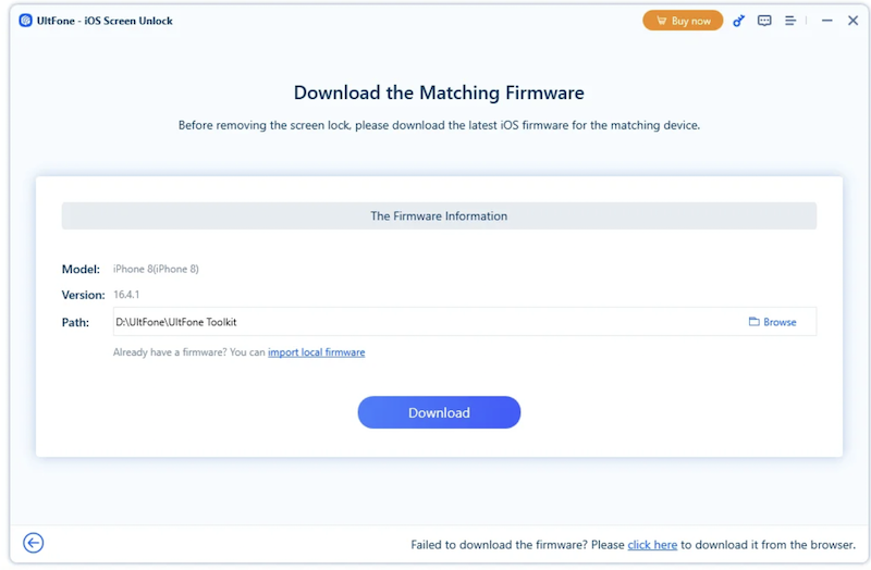 UltFone Toolkit - iOS 螢幕解鎖工具,固件下載